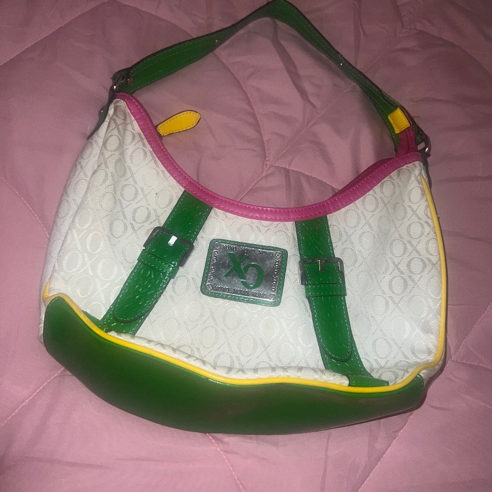 Multi color XOXO bag